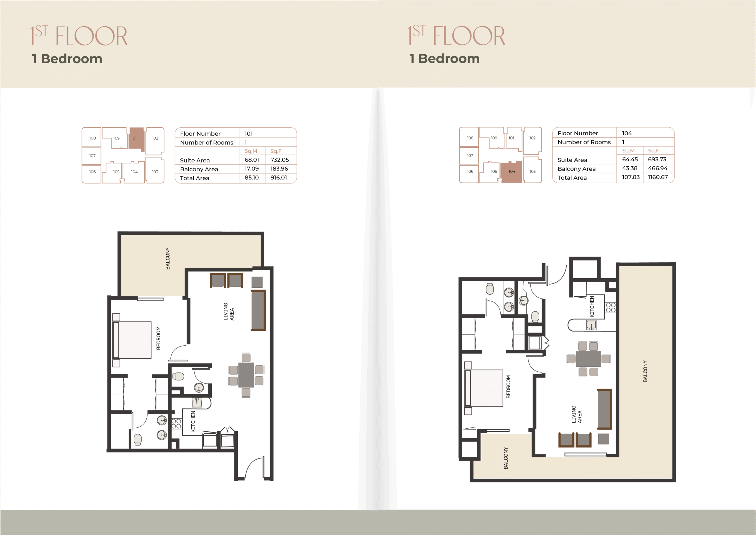 1 Bedroom